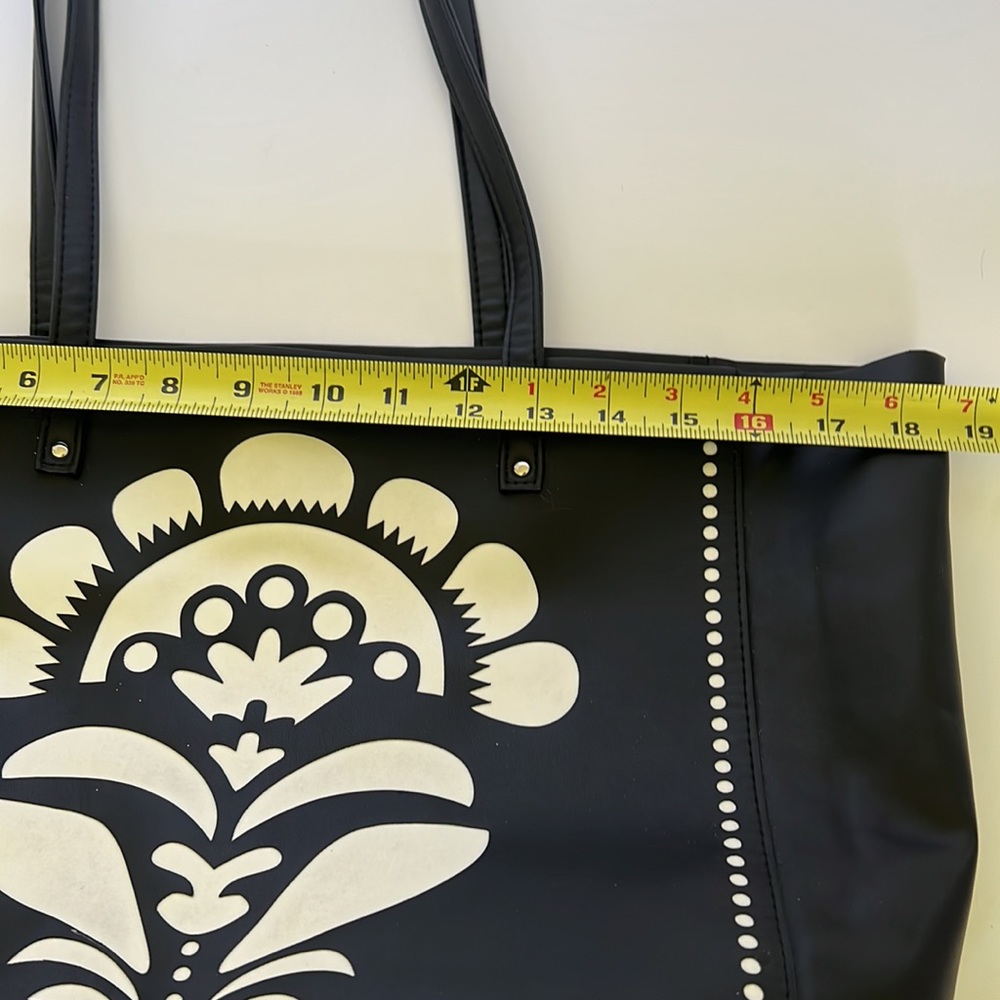 Vera Bradley Faux Leather Tote/Shoulder Bag - Picture 12 of 14